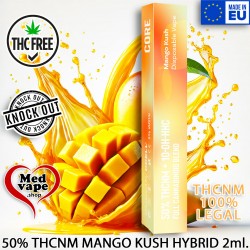 50% THCNM + 10-OH VAPE MANGO KUSH HYBRID 2ML THC-FREE CORE